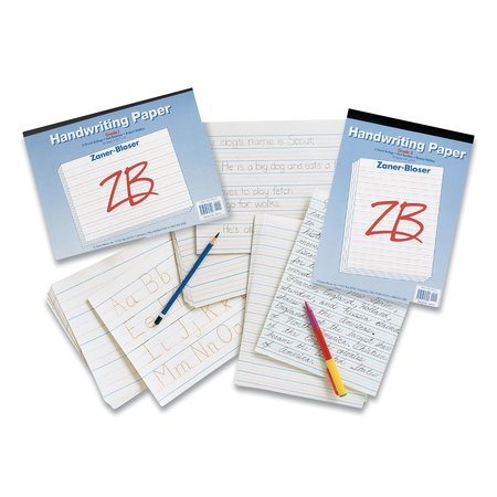 PACON Multi-Program Handwriting Paper, 30 lb, 3/4" Long Rule, Two-Sided, 8 x 10.5,500PK ZP2609